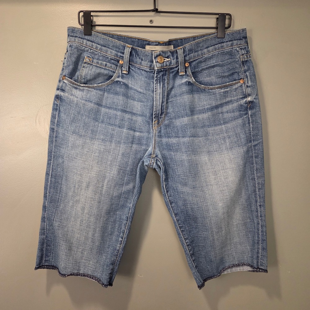 Vince. Women's Jean Bermuda Shorts,‎ Size 29, Medium Wash Denim